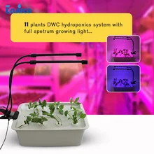 Лампа полного спектра для выращивания растений 11 отверстий сайт гидропоники системы питомника горшок