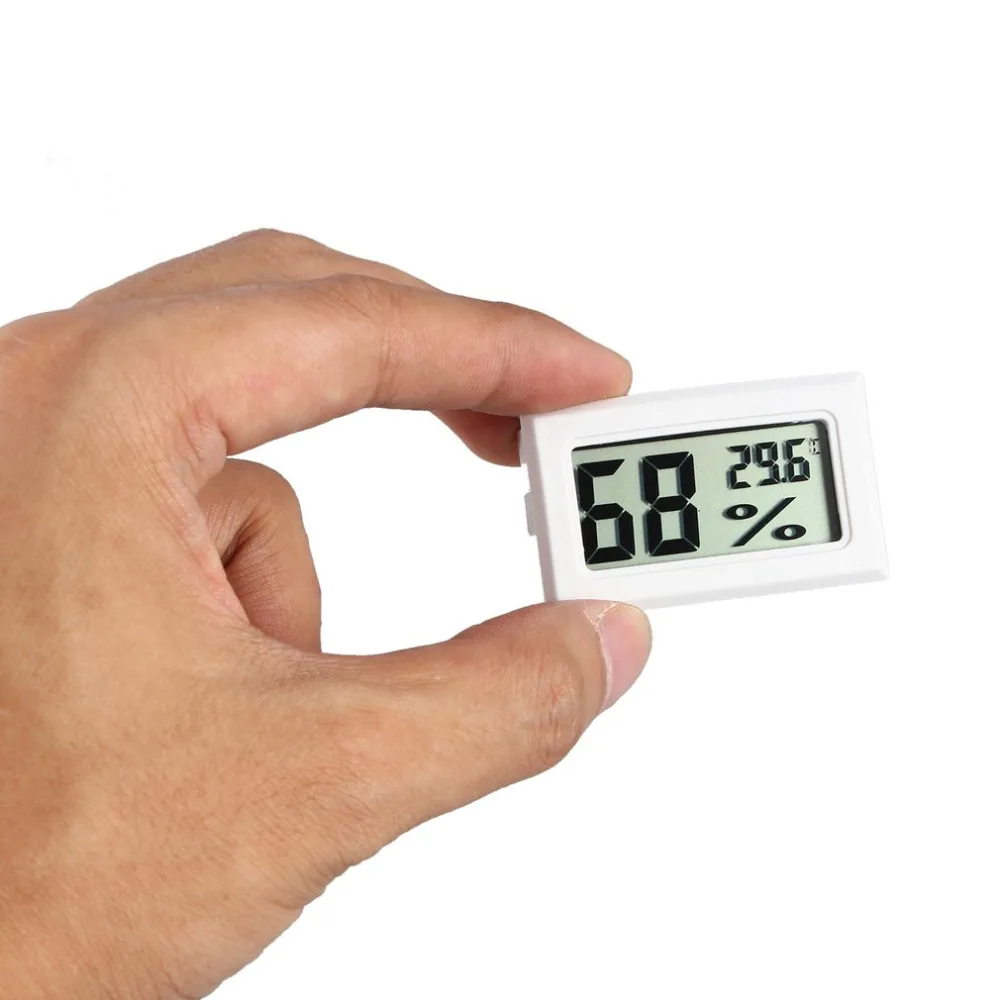 

Mini Digital LCD Temperature Sensor Humidity Meter Thermometer Hygrometer Measuring Gauge White/Black