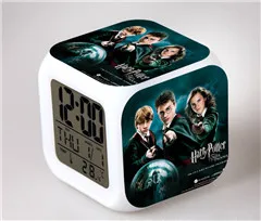Harry Potter Digital USB LED Lights Alarm Clock 7 Colors XMAS Gifts Kids Room Harry Potter Digital USB LED Lights Alarm Clock 7 Colors XMAS Gifts Kids Room
