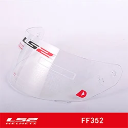 Козырек LS2 moto rcycle шлем для LS2 FF352 ff384 анфас moto шлем многоцветные стеклянные Дополнительные линзы черного и серебристого цвета - Цвет: ff352 transparent