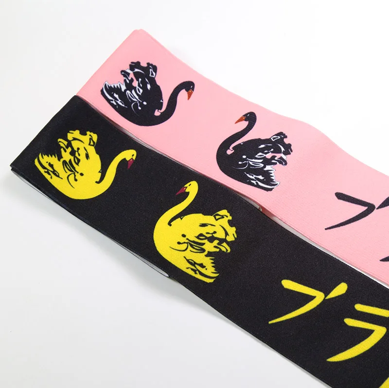 

Printing pattern Elastic Bands 60MM Elastic Ribbon Clothing Bags Trousers Elastic Rubber DIY Sewing Accessories rubber band