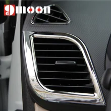 Автомобильный Кондиционер Выход бардачок handshandle ABS хромированные аксессуары для hyundai Solaris accent sedan хэтчбек 2011