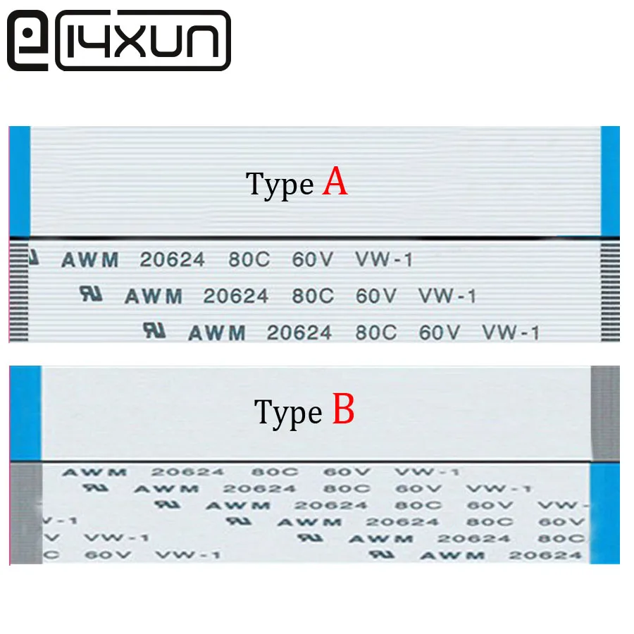 

5pcs/lot FFC/FPC Flat Flex Ribbon Cable 12Pin 22Pin 32Pin 42Pin Same Side 0.5mm Pitch AWM VW-1 20624 80C 60V Length 15cm