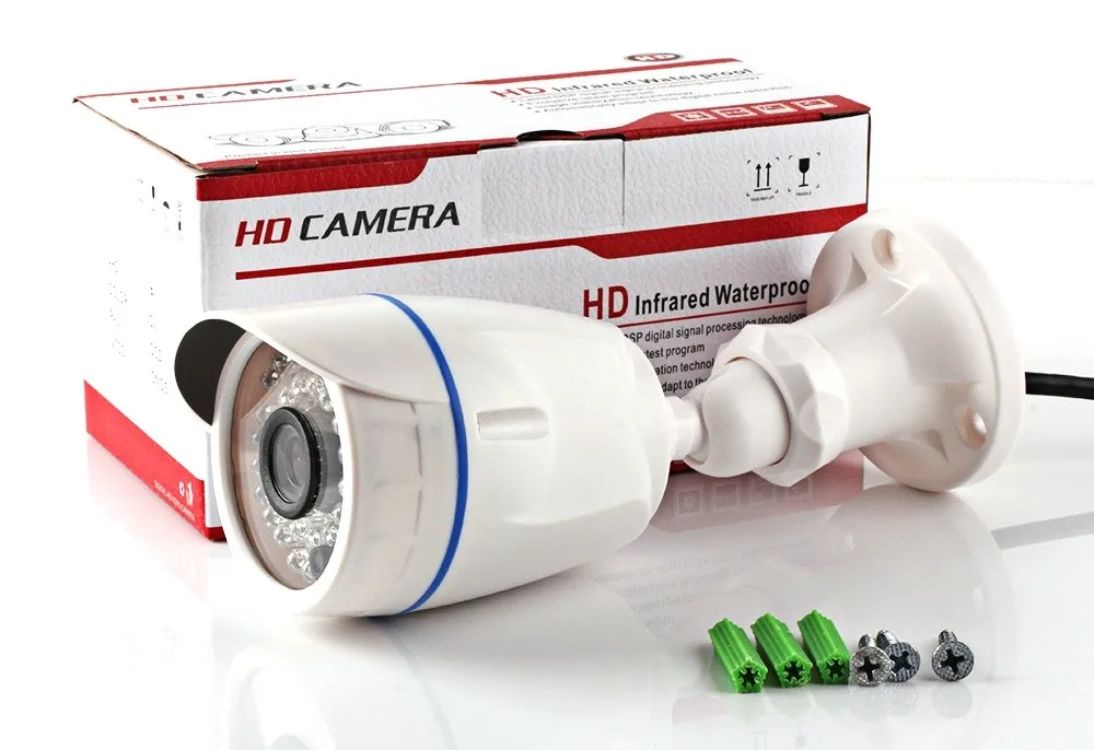 HD 720P 1080P CCTV Bullet IP камера наружная Водонепроницаемая камера ночного видения 3,6 мм объектив камеры видеонаблюдения XMEYE POE опционально