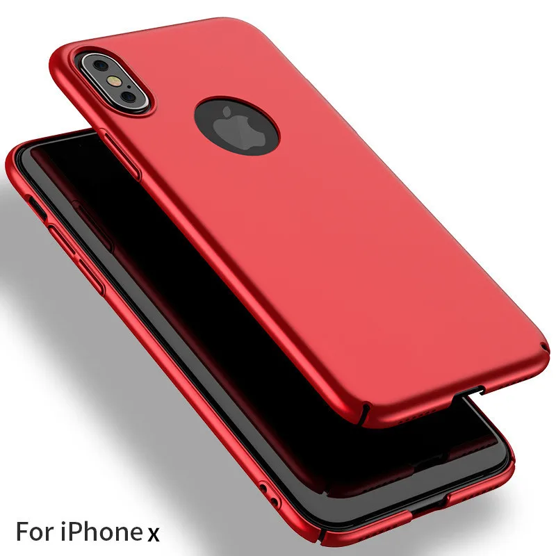 New Slim Matte Case For iPhone X Hard PC Plastic Back