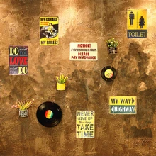 Металлический постер в стиле ретро кафе Пивной магазин Оловянная металлическая табличка винтажная Туалетная табличка для гаража паба бар домашние настенные таблички Декор