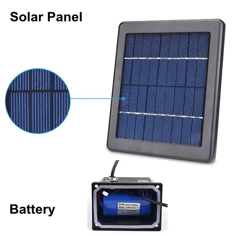 Solar garden wall lamp outdoor waterproof split energy saving lamp 60LED home sensor street lamp 2