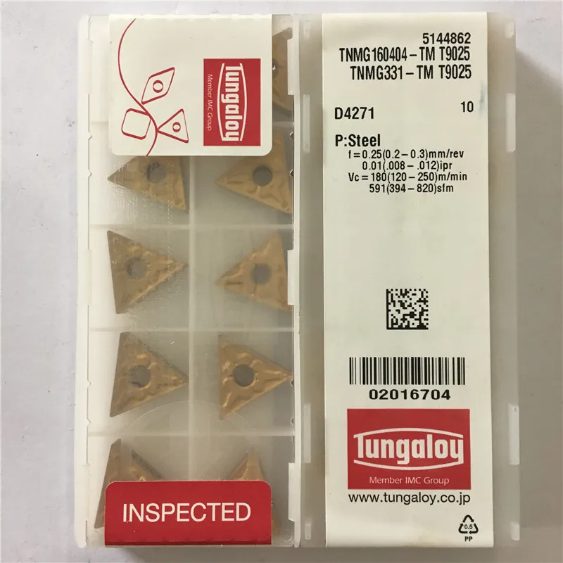 TNMG160404 TM T9025 original TUNGALOY carbide insert milling insert