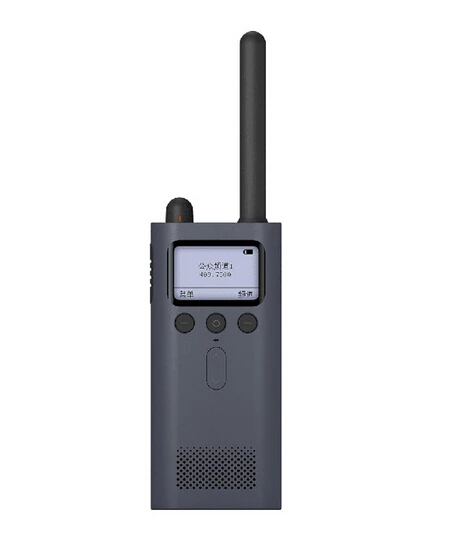 dark Blue Xiaomi Mijia Smart Walkie Talkie с fm-радио динамиком в режиме ожидания смартфон приложение расположение поделиться быстро команда Talk оптовые продажи - Цвет: dark Blue