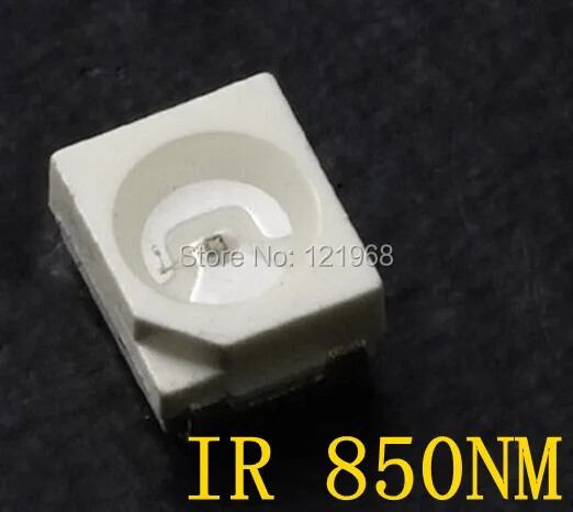 1000 шт. 850nm ИК SMD светодиодный Диод 3528 инфракрасный светодиодный 1,4-1,5 в CCTV светильник диод