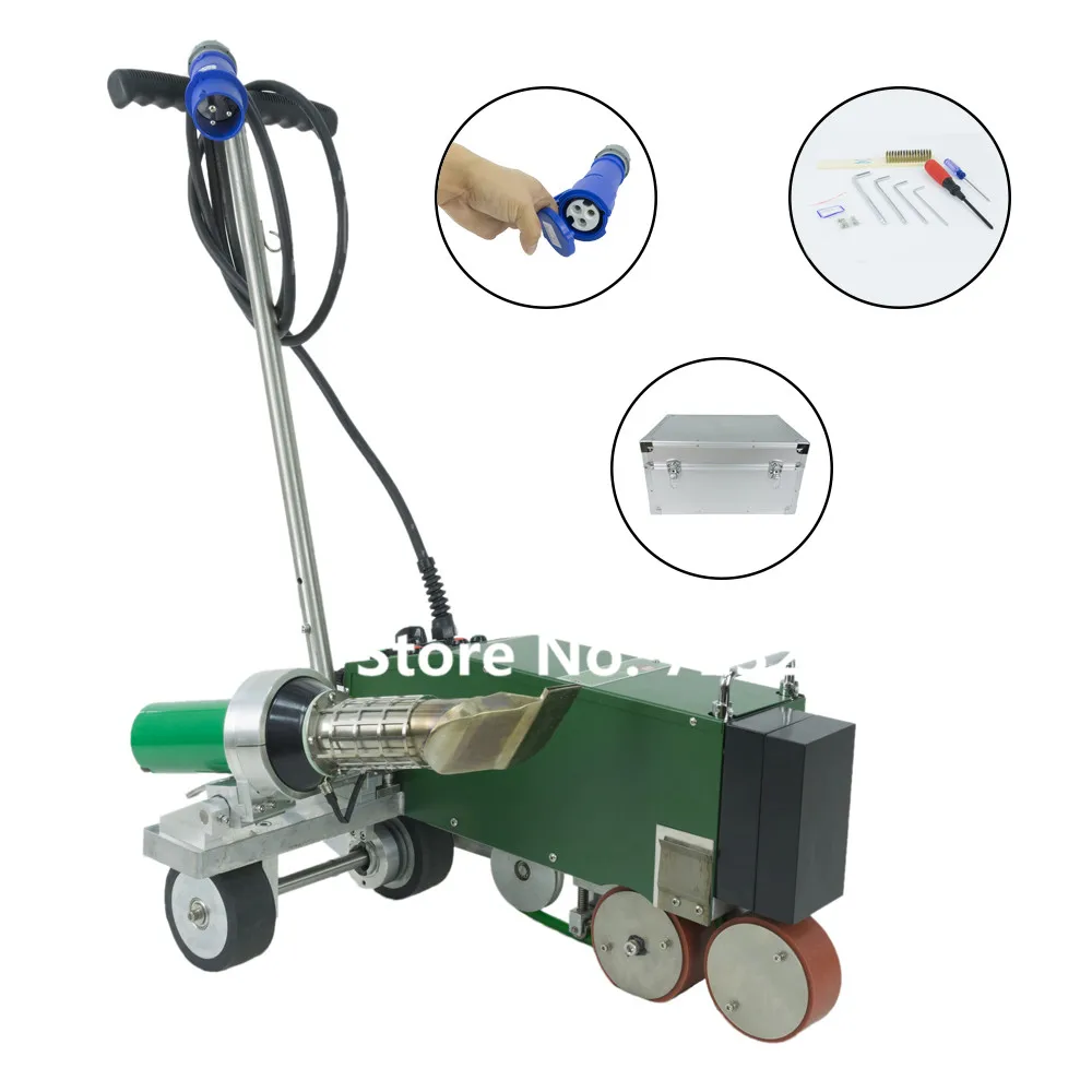 

DHL Free Shippig LST-WP1 roof welder portable roof hot-air hand tool PVC Automatic high power Hot Air seam welding machine robot