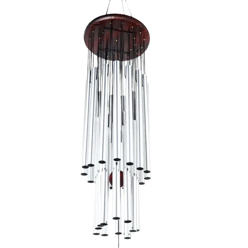 

New Amazing Metal Wind Chime Outdoor Living Wind Chimes Yard Garden 4 Tubes Bells Copper Home Yard