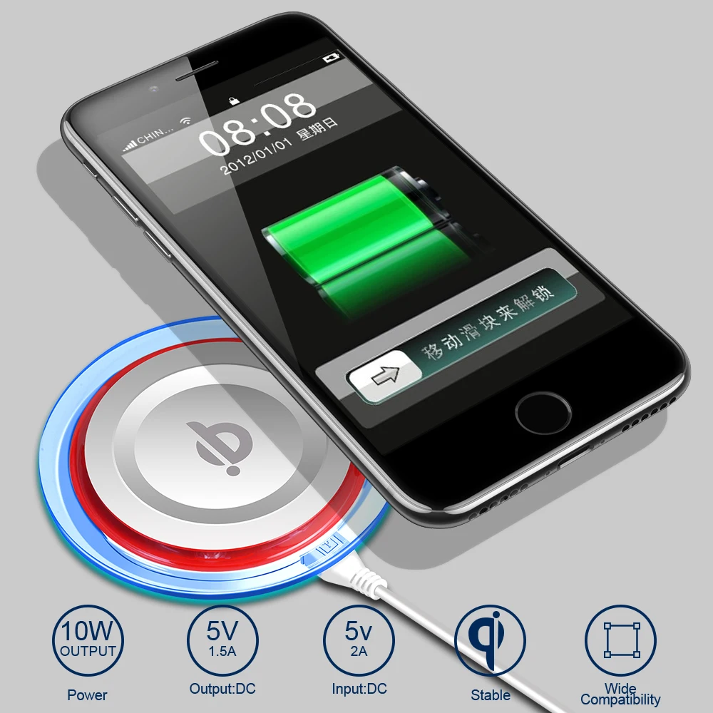 Twitch QI Wireless Charging For iPhone X 7 8 Plus 6 6s