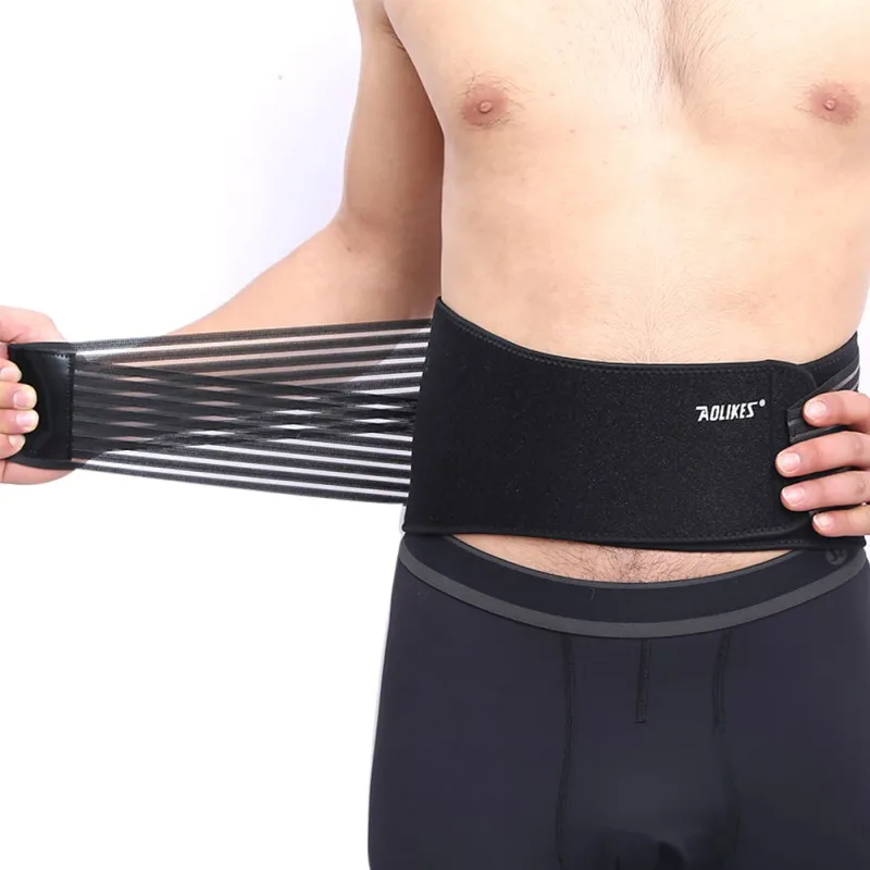 

Waist Support Universal Adjustable Compression Abdomen Wrap Brace Weight Lifting Fitness Deep Squat Sport Safety