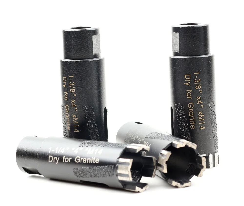 1pc/carton Arbor M14 D32mm/D35mm diamond dry/wet core drill bit for