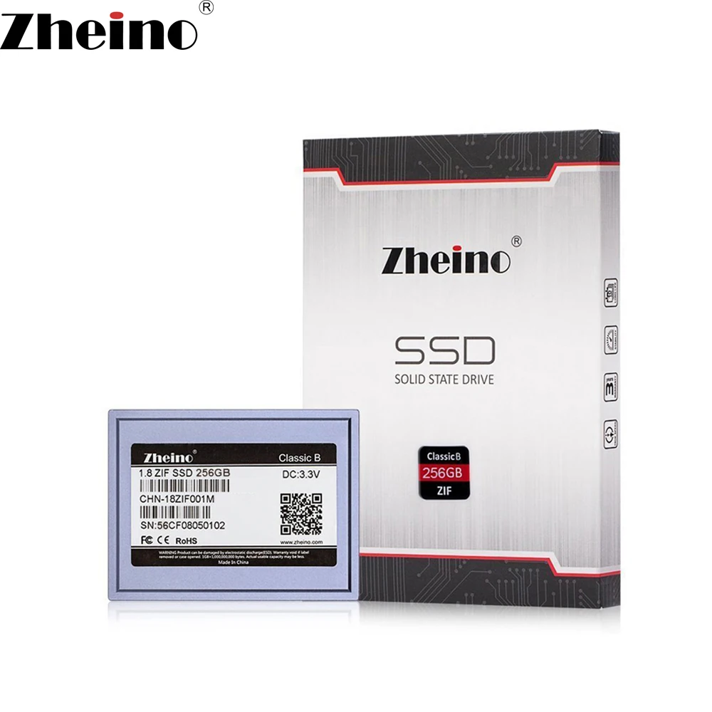 Zheino 1,8 дюймов ZIF 256 ГБ SSD 2D MLC 40pin 64 ГБ 128 32gbfor MacBook Air 1st A1237, dell D420 D430, hp Mini 1000 2710 P Toshiba 2410