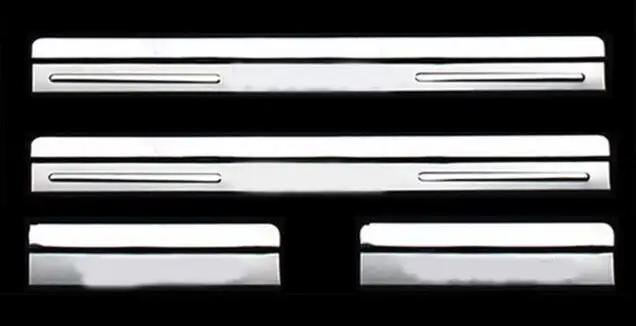 

AOSRRUN Free shipping 2010 2011 2012 2013 2014 Stainless Steel Door Sill Scuff Plate For Nissan TIIDA Versa car accessories