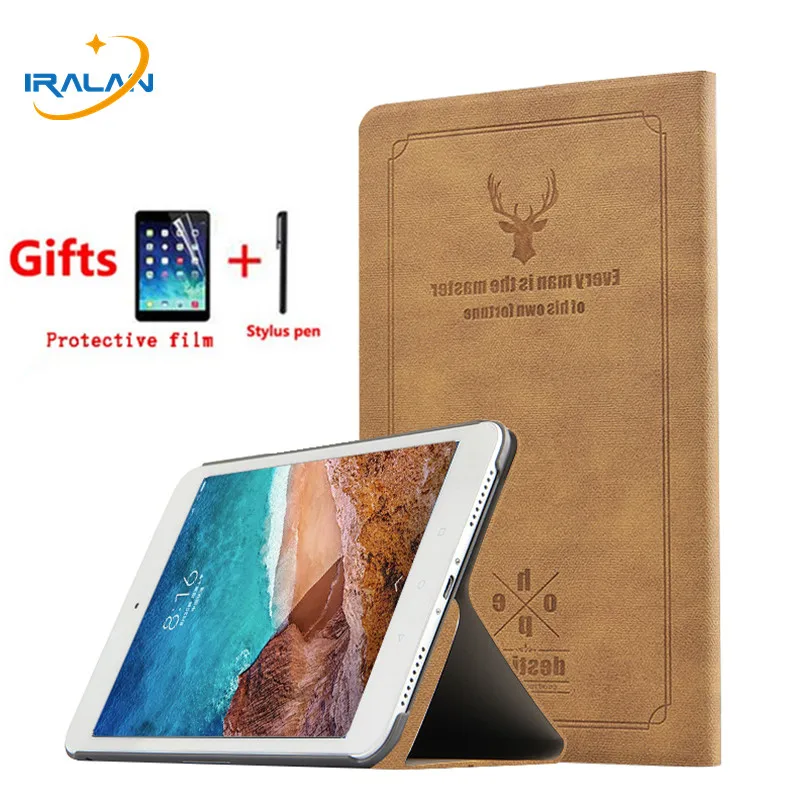 2018 new Leather Retro Deer pattern Back Cover for Xiaomi MiPad 4 Plus Mi Pad 4 plus 10.1 Tablet Smart Protective Case+Film+Pen цена 2018 new Leather Retro Deer pattern Back Cover for Xiaomi MiPad 4 Plus Mi Pad 4 plus 10.1 Tablet Smart Protective Case+Film+Pen цены онлайн