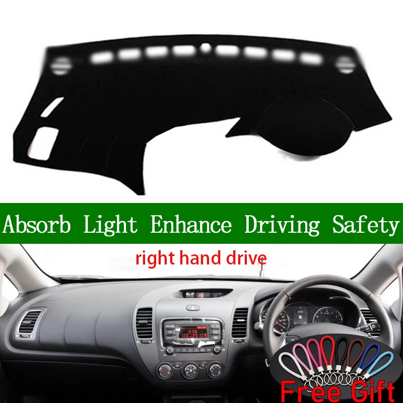 For Kia K3 2013 2014 2015 2016 2017 Right Hand Drive Dashboard Cover