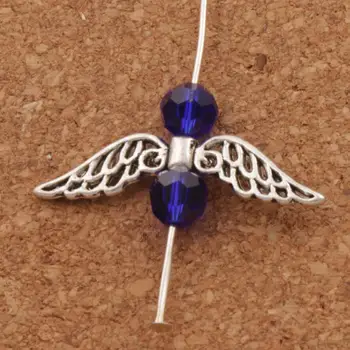 

Hollow Angel Wing Charm Beads 31.3x7.6mm 200PCS zinc alloy Spacers Jewelry Findings L187