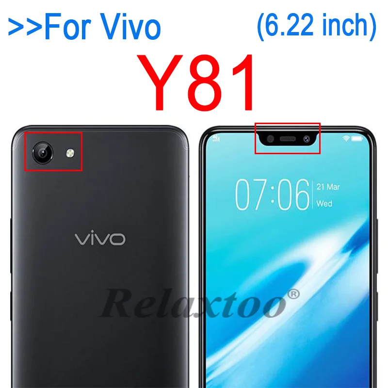 Полное покрытие закаленное стекло для Vivo V9 y81 Защита экрана для Vivo vivi y81 V9 Y 81 V 9 защитное стекло Flim - Цвет: For VIVO Y81