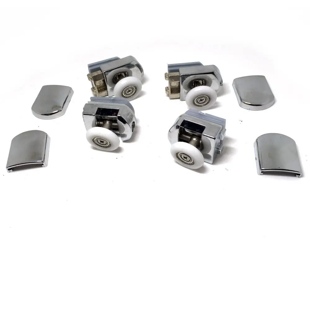 Top Bottom Single Shower Rollers/Runners Replacements 23mm/25mm wheel diameter 8 x shower cabinet roller wheel