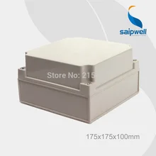 Saip водонепроницаемая распределительная коробка, пластиковый водонепроницаемый короб ip66 175*175*100 мм