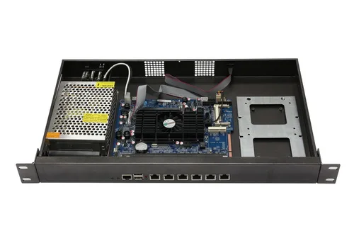 B202-1 HCL-M52L6-A, ATOM D525 6 Гига LAN брандмауэр barebone, 6lan брандмауэр система, HCIPC Barebone