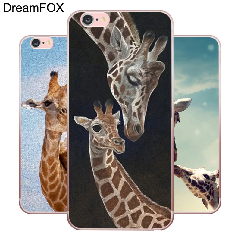 M228 Забавный Мягкий силиконовый чехол из ТПУ с жирафом для Apple iPhone 11 Pro X XR XS Max 8 7 6 6S