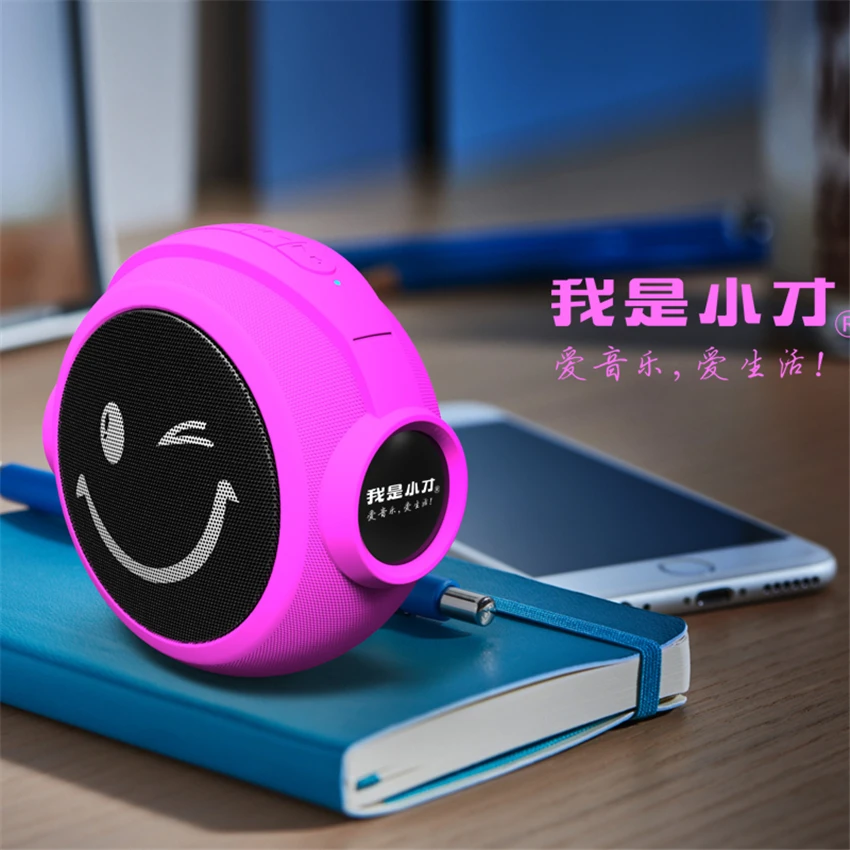 Super Mini Smile Bluetooth Speaker Louder Portable Waterproof Stereo