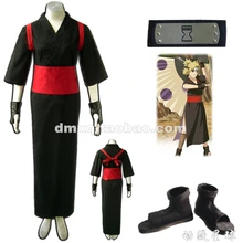 Free DHL Shipping Naruto Shippuden Naruto font b Cosplay b font Temari Black font b Womens