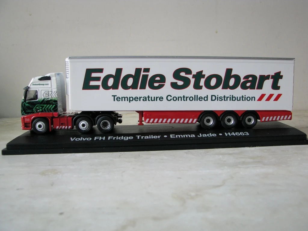 TLAS 1: 76 Volvo FH холодильник трейлер. Emma Jade. H4663 бутик сплав Танк игрушки для детей Детские игрушки модель оригинальная коробка