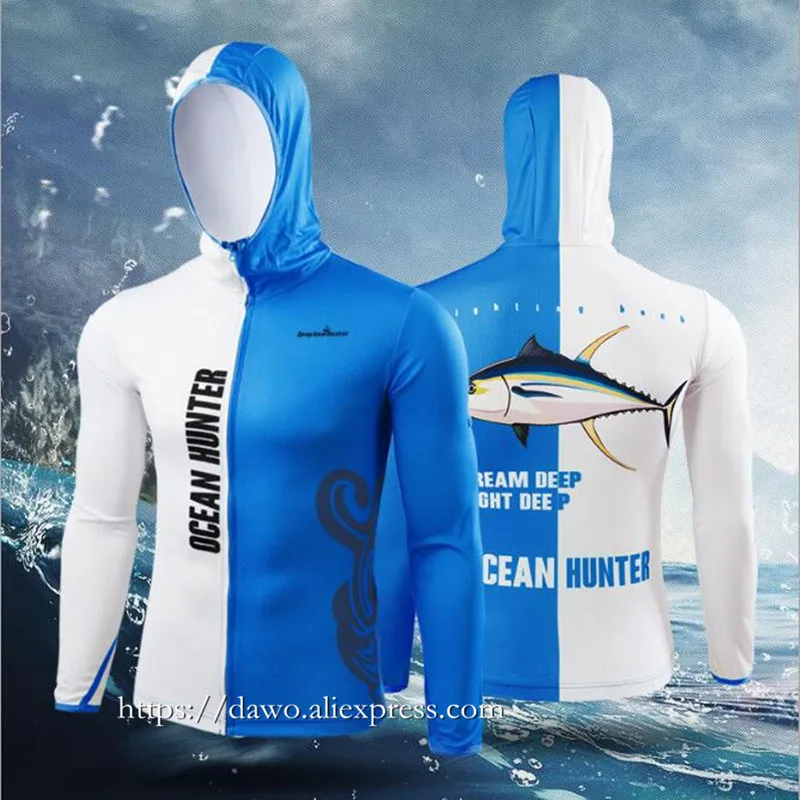 anti uv mesquitas manga longa com capuz camisas de pesca