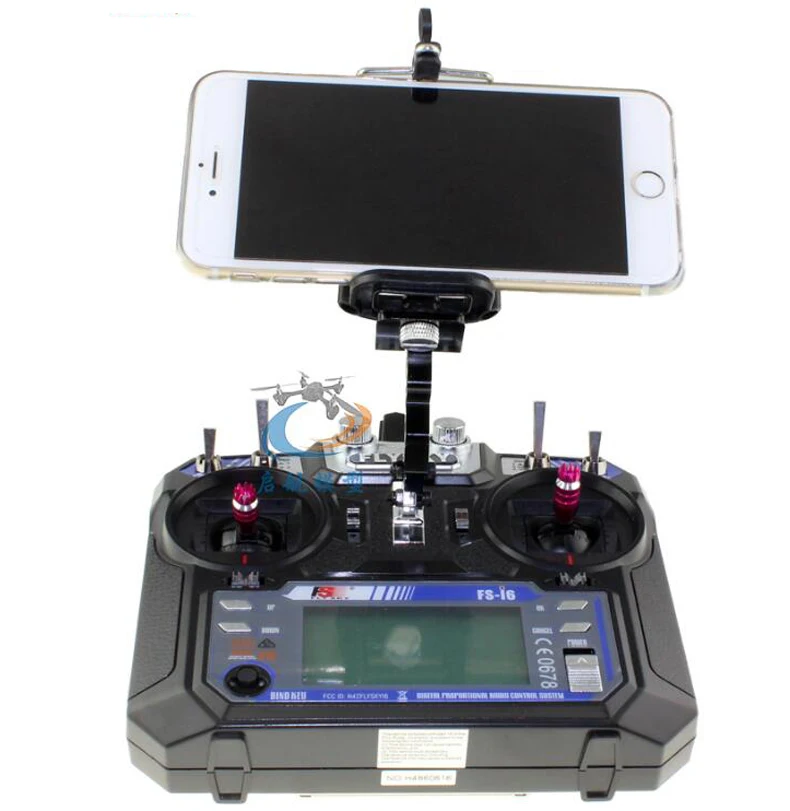 

1set RC Flysky FS-i6X Remote Control Aerial Photography FPV Smartphone Tablet Display Monitor Stand Holding Braket Base Mount