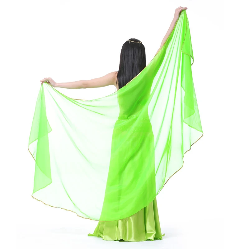 13 Colors Belly Dance Veil 250cm*120cm Silk-like Chiffon Bollywood Dancing Scarf Shawl | Тематическая одежда и униформа