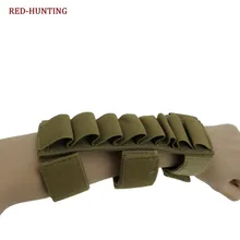 Тактический Военный Открытый охотничий 8 патронов дробовик оболочка держатель переноска на предплечье шутер рукав нейлоновый чехол