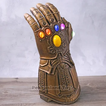 

Avengers 4 Endgame Iron Man Infinity Gauntlet Hulk Cosplay Arm Thanos Latex Gloves Arms Mask Marvel Superhero Weapon Party Props