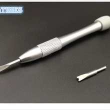 3,0 мм V Форма Отвертка из нержавеющей стали для кожаных часов ремонтный инструмент