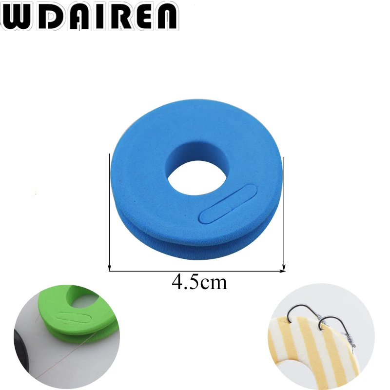 WDAIREN 100 قطعة/الوحدة لف مجلس الصيد خط معالجة الاكسسوارات رغوة مجلس تتبع سلك قطب معالجة الصيد مربع أدوات WD-034