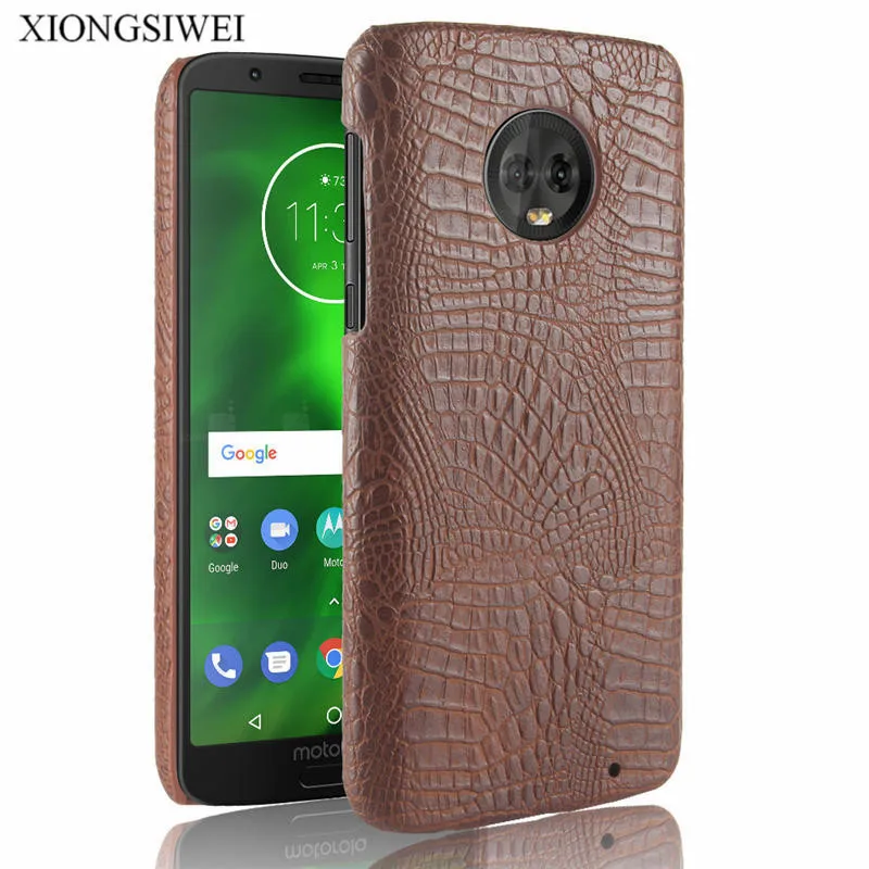 For Motorola Moto G6 Case Moto G6 Plus Case Luxury PU Leather Back Cover Phone Case For Motorola