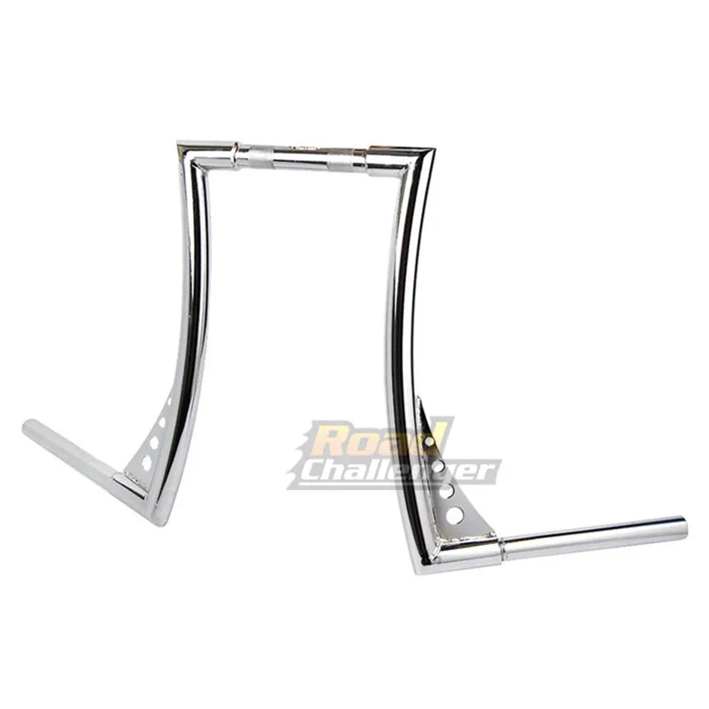 Ape вешалки руль 1" Rise Custom черный мотоцикл 1-1/4" Fat Bars Ручка Бар подходит для Harley DurableSoftail FLST FXST