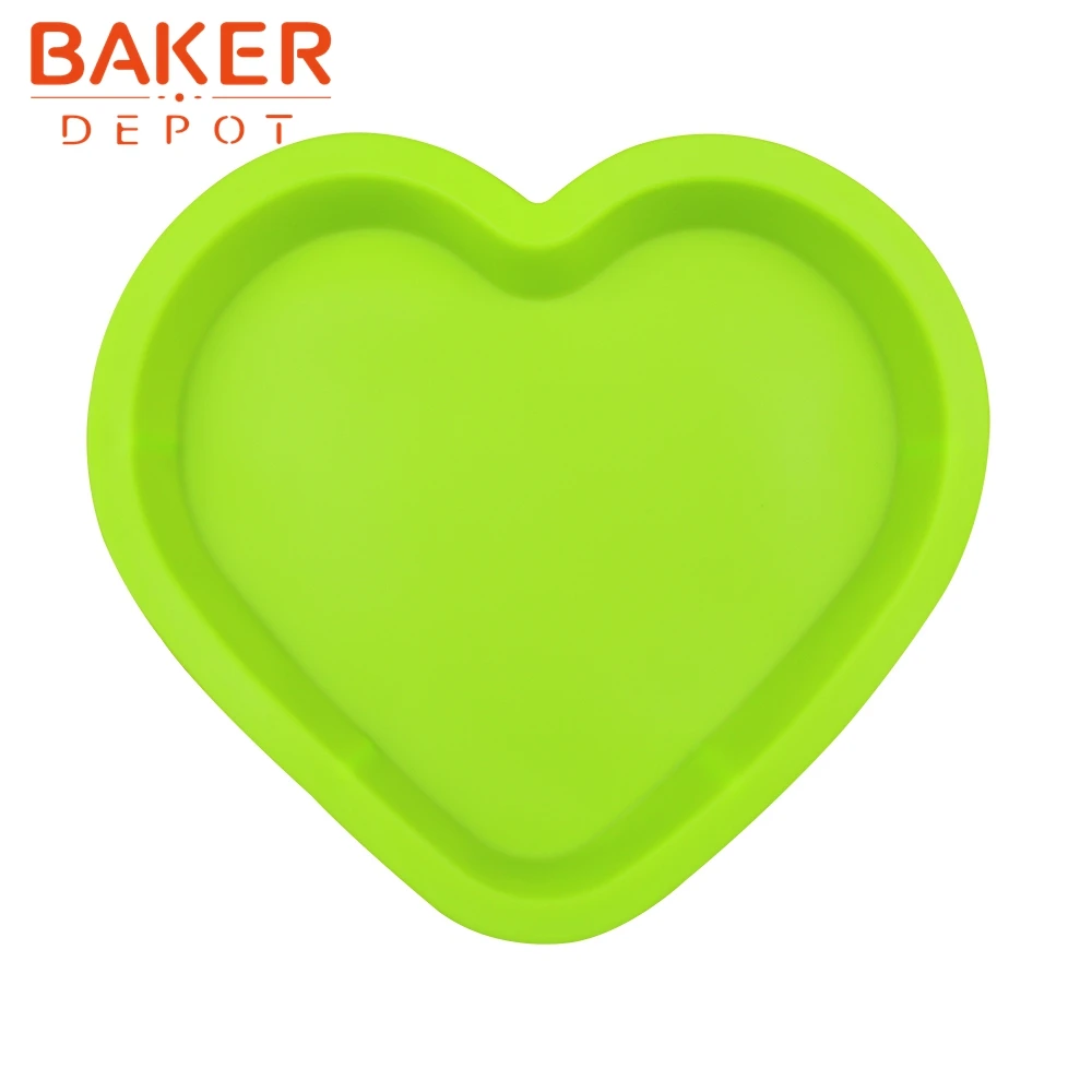 big Love heart silicone molds sweet loving heart pizza baking mold