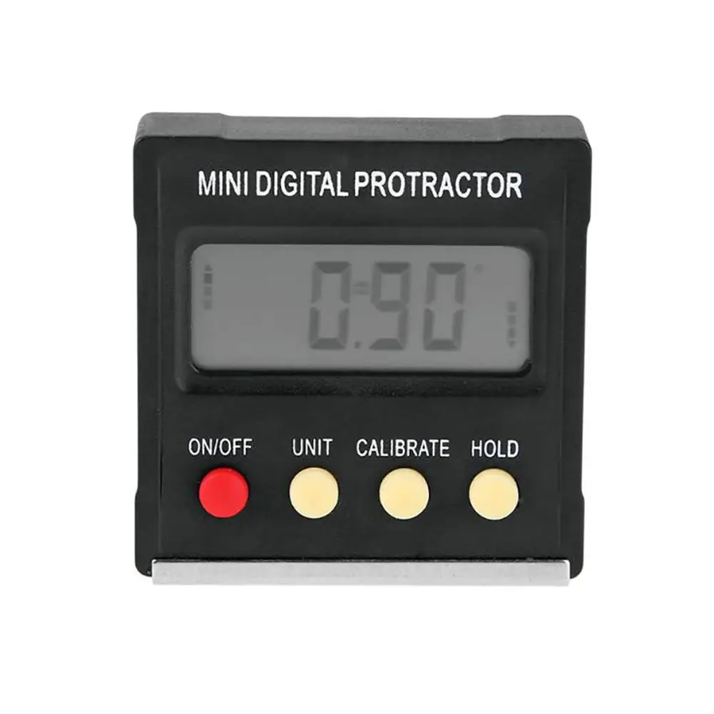 

Digital Bevel Box Angle Gauge Meter Mini Digital Protractor 360 Degrees Magnets Base Digital Inclinometer Electronic Protractor