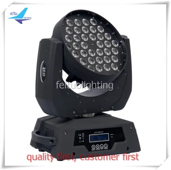

4 with fly case/lot Dj music equipment wash lyre dmx moving head wash 36x10w rgbw 4 in1 wash led moving head light
