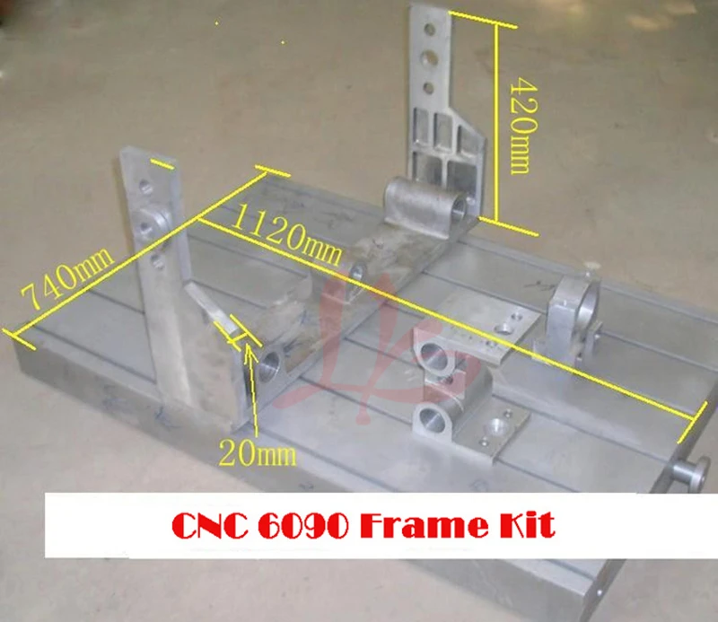 DIY CNC маршрутизатор 6090 граверный фрезерный станок 600*900 мм части 80 мм шпиндель 2.2KW