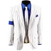 Retro Michael Smooth Criminal Vocal Concert History Stripe Outfit Suits for impersonator 1