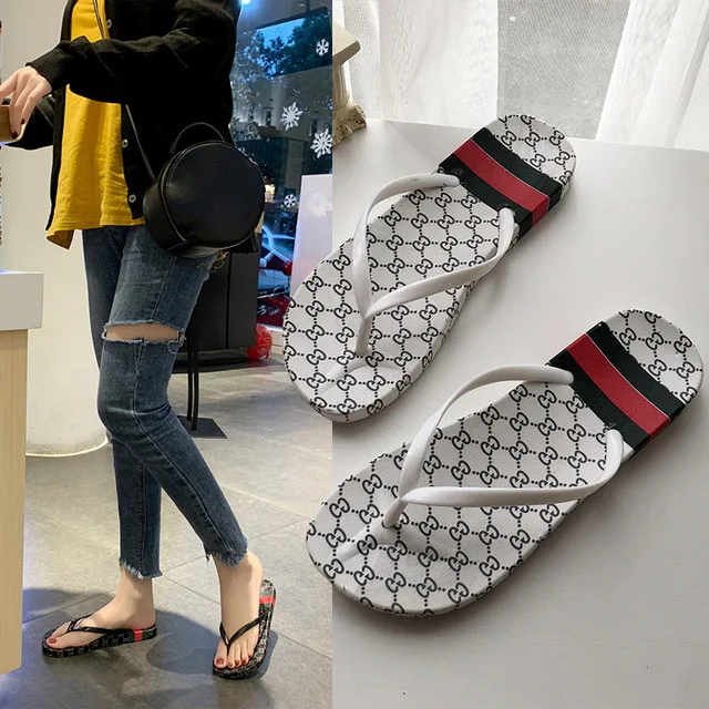 

Women Shoes Slippers Fashion Brand Designer Beach Flip Flops Summer Flip Flops Shoes Men Slides Unisex Shower Slides Lover Shoes