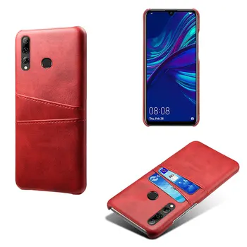 

10pcs/lot Luxury Leather Card Holder Phone case For Huawei P smart plus Y6 pro honor 10i 8A 8S enjoy 9s 9e 2019