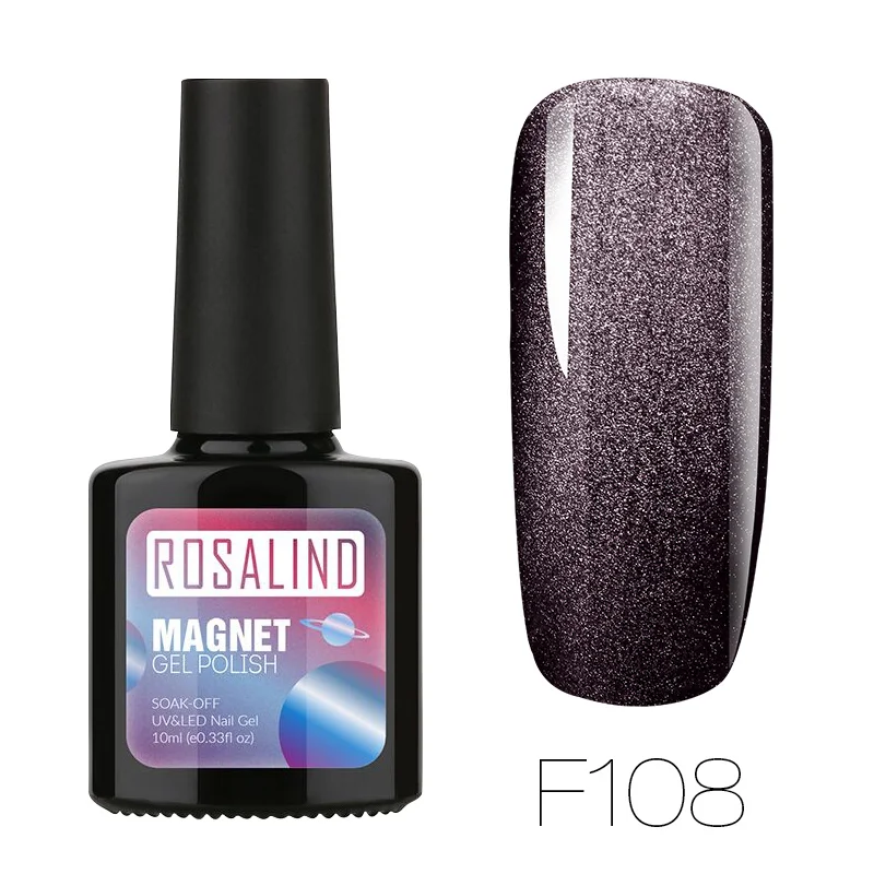 RBF108 ROSALIND Cat Eyes Гель-лак для ногтей лак Vernis полуперманентные гибридные Лаки с Cat Eye Magent верхнее покрытие лак для ногтей - Цвет: RBF108