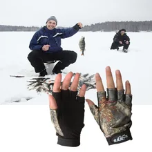 Камуфляжные противоскользящие перчатки для охоты, рыбалки, скалолазание, Велоспорт на открытом воздухе, дышащие спортивные перчатки 30